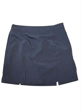 Women's Slate Gray Golf Skort with Front Slits